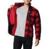Men's Columbia Winter Pass Print Fleece - Mountain Red Check