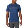 Men's Columbia Zero Rules Short Sleeve Graphic Shirt-Carbon Topo Lines