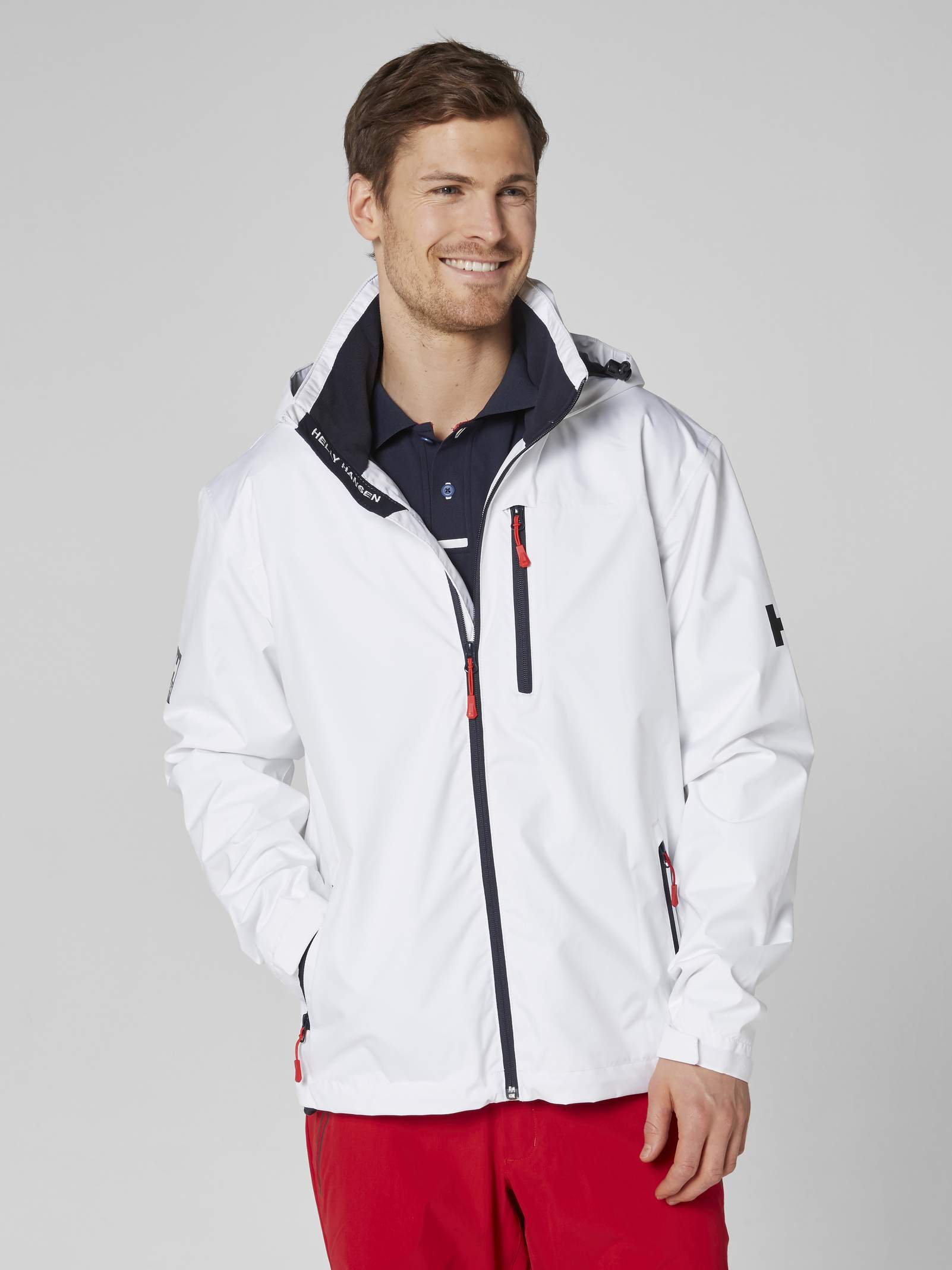 Drastisch op vakantie Accountant 20% Men's Helly Hansen CREW HOODED MIDLAYER JACKET-White - Sklep  internetowy Polstor.pl