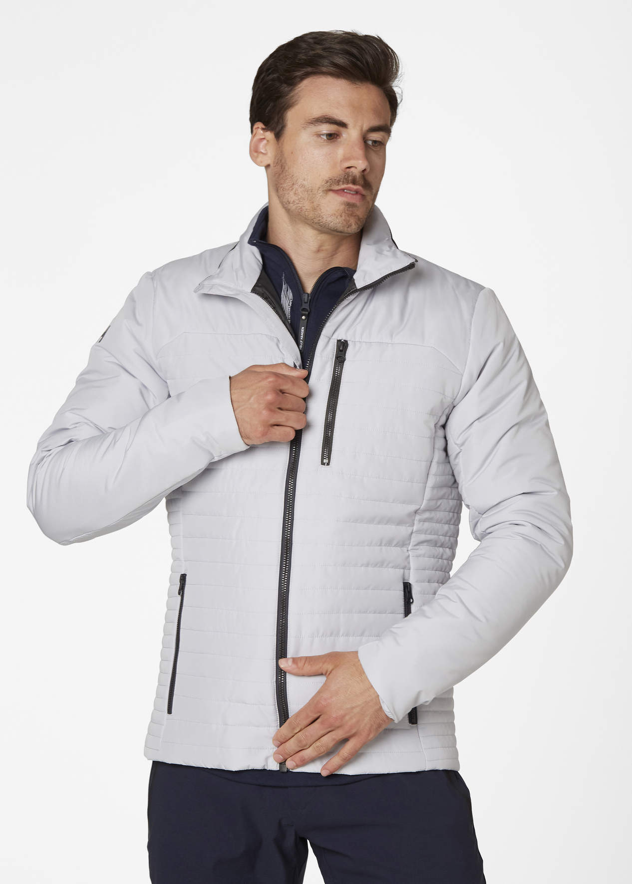 Grey helly hansen jacket discount