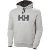 Men's  Helly Hansen HH LOGO HOODY-Grey Melange