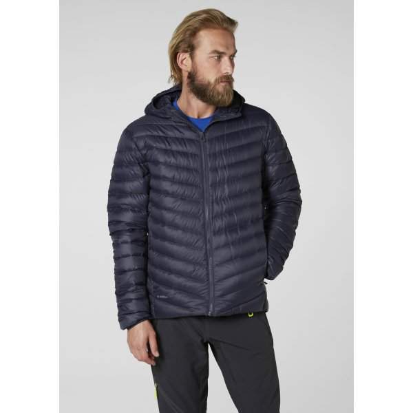 Men's Helly Hansen VERGLAS HDED DOWN Jacket-Graphite Blue Sklep