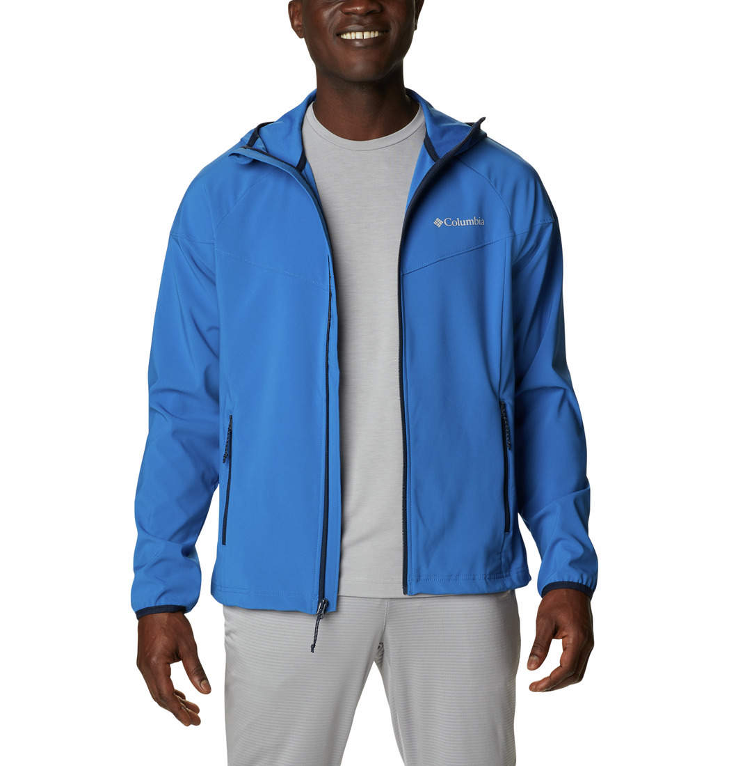 Men s softshell Columbia Heather Canyon Jacket Bright Indigo