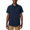 Men's Triple Canyon Solid Short Sleeve Shirt-Collegiate Navy