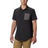 Men's Triple Canyon Solid Short Sleeve Shirt-Shark City Grey