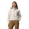 Polar damski Columbia Helvetia II Printed Cropped Half Snap - Sea Salt Spray