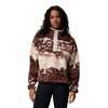 Polar damski Columbia Helvetia II Printed Cropped Half Snap - Tobacco Sisters