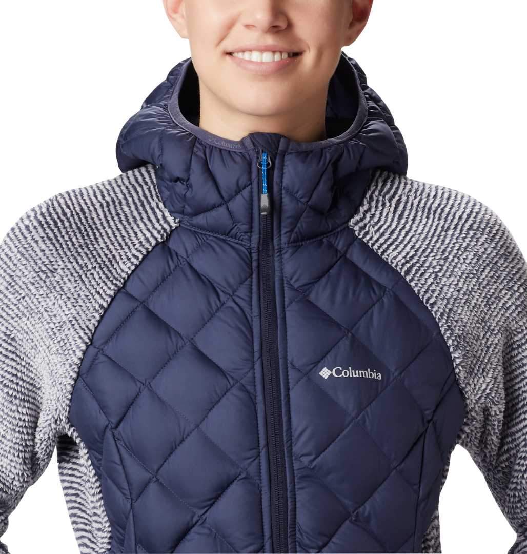 Polar damski Columbia Techy Hybrid Fleece Nocturnal White Stripe Sklep internetowy Polstor.pl