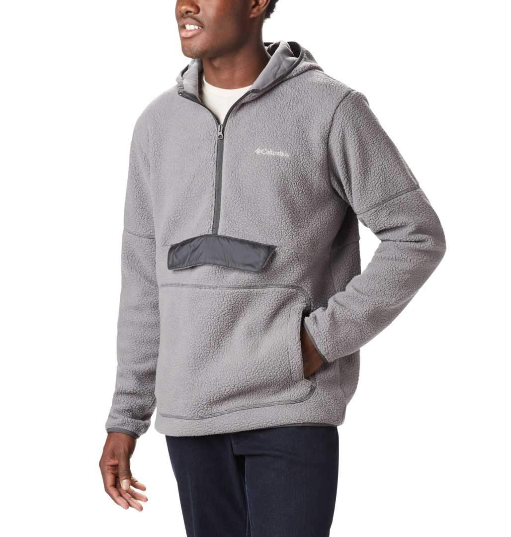 Polar m ski Columbia RUGGED RIDGE Sherpa Pullover Hoodie City Grey Shark Sklep internetowy Polstor.pl