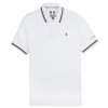 Polo męskie Musto EVOLUTION PRO LITE SHORT SLEEVE Polo-White