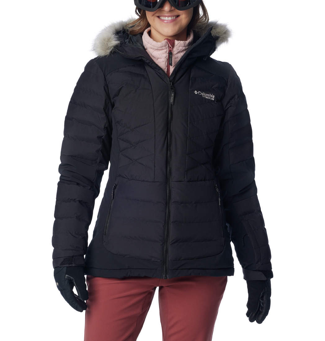 Columbia puffy clearance jacket womens