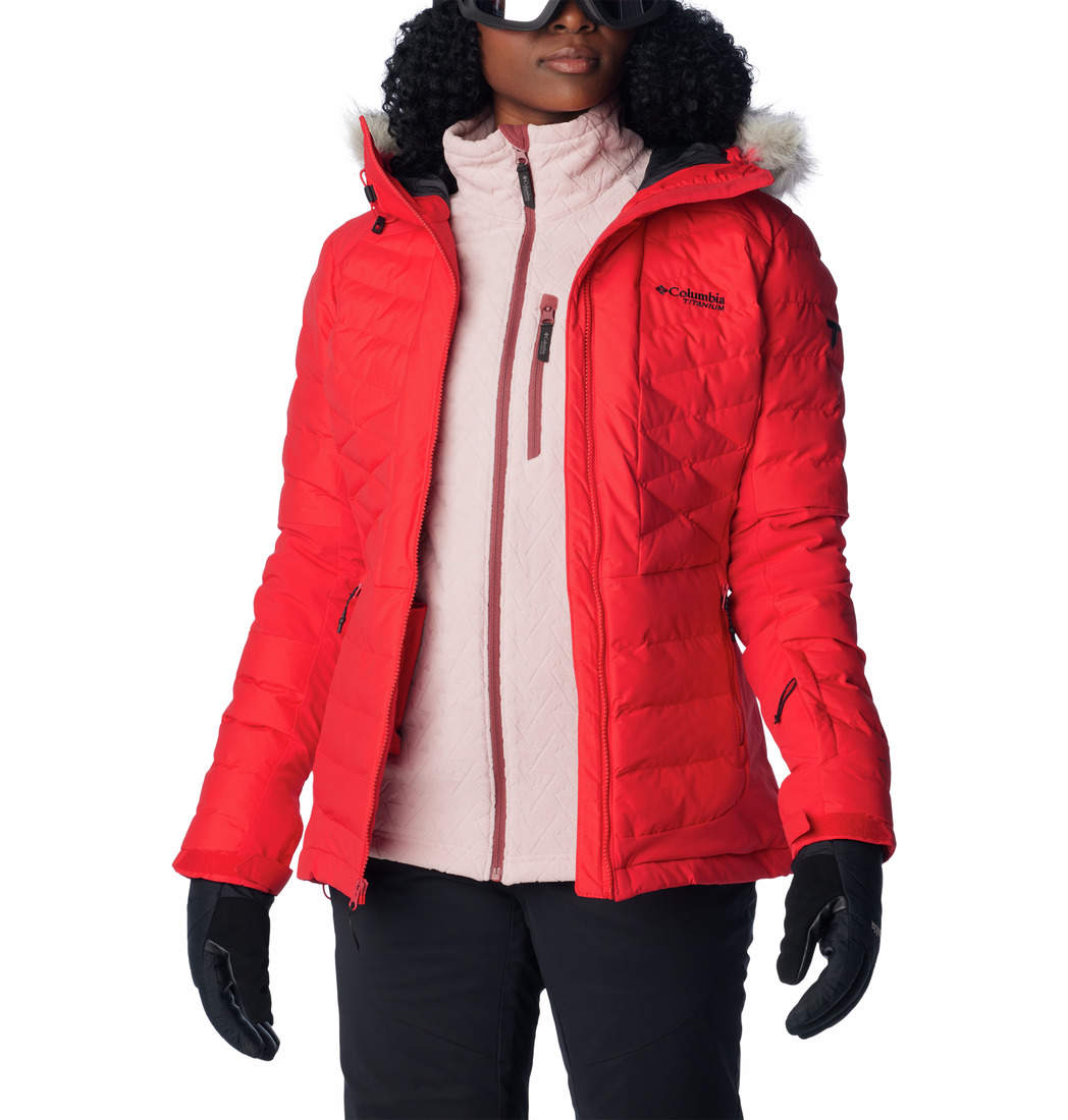 Synthetic down jacket women's hot sale