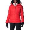 Women's Columbia Bird Mountain Ski Synthetic Down Jacket-Red Lily