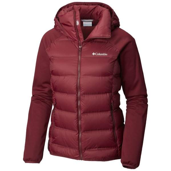 COLUMBIA Explorer Hybrid WK0906466 Insulated Warm Down Jacket Hooded Womens New 