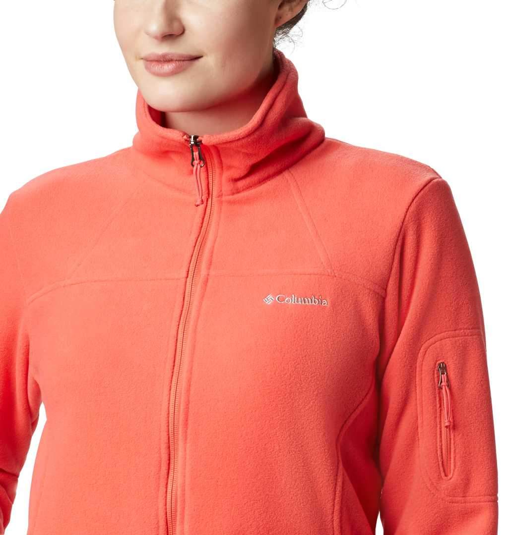 Women s Columbia FAST TREK II FLEECE Jacket Red Coral Sklep internetowy Polstor.pl