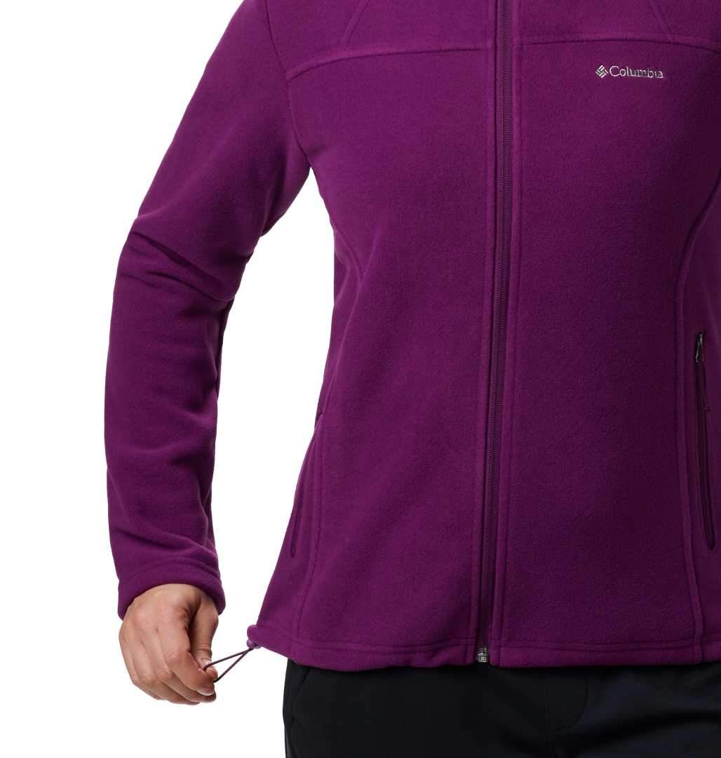 Forro polar Columbia Fast Trek II Full Zip roxo mulher