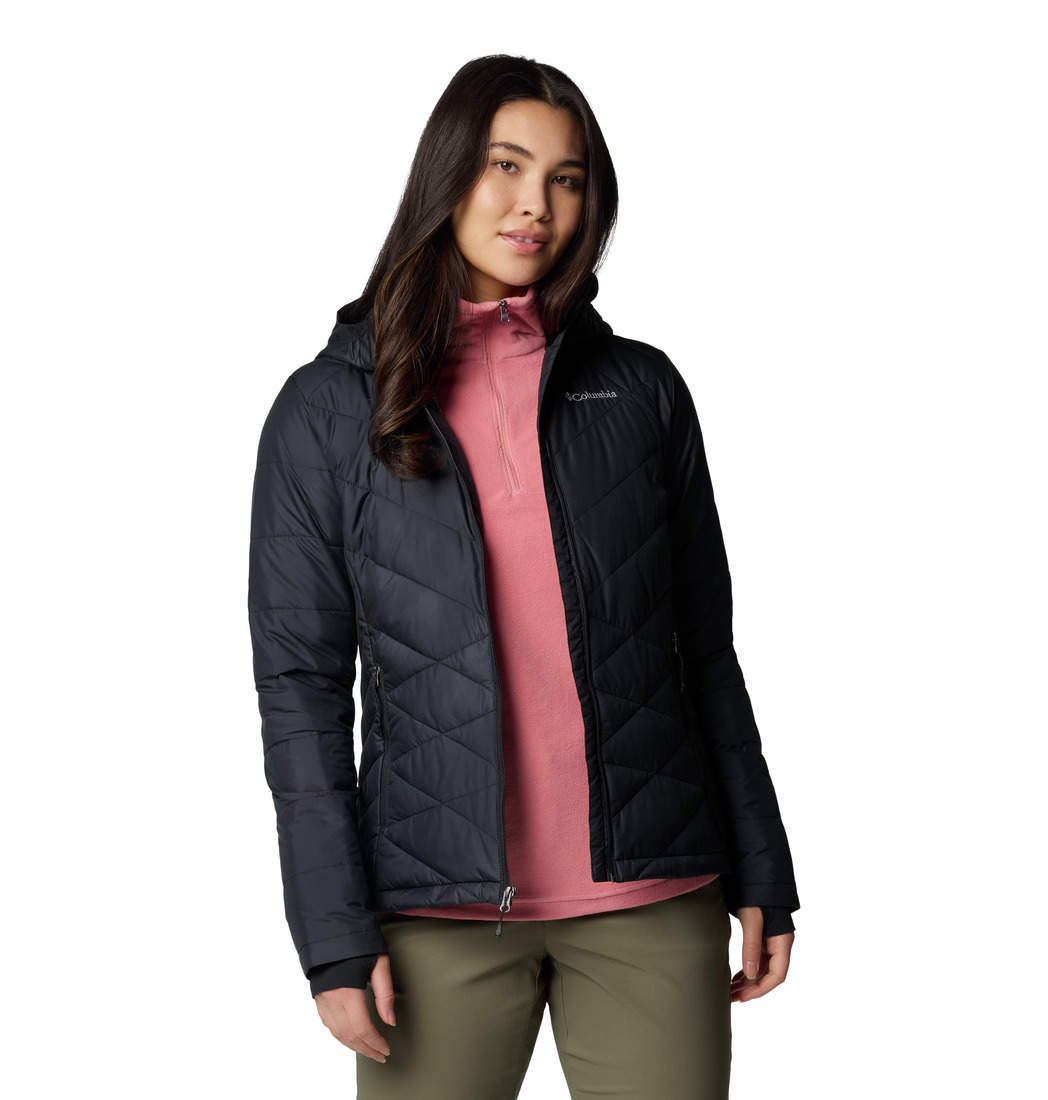 Columbia heavenly hooded jacket deals