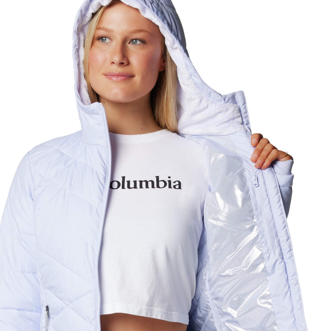 Women's Columbia Heavenly Hooded Jacket - Snowdrift - Sklep