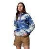 Women's Columbia Helvetia II Printed Cropped Half Snap - Nocturnal Dreaming