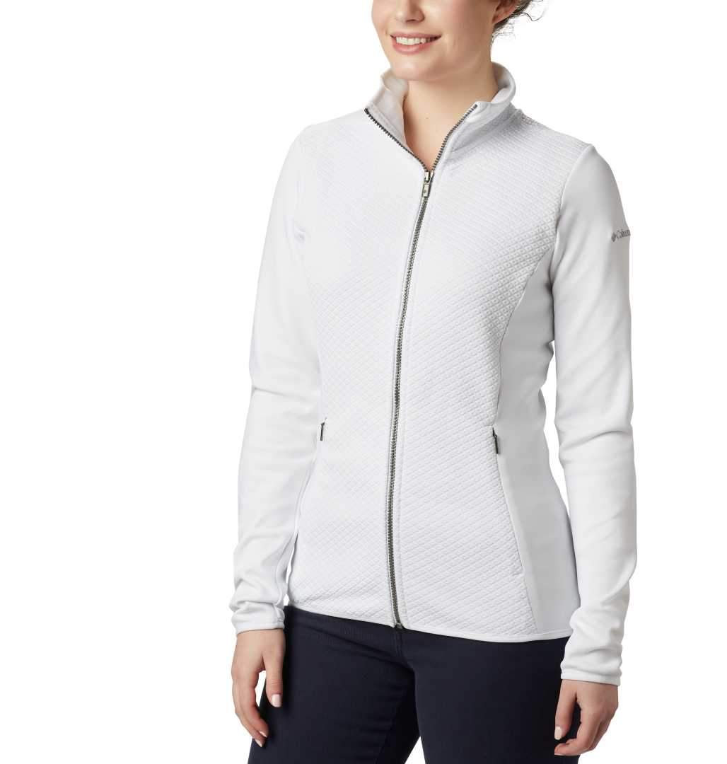 Women's Columbia Roffe Ridge Full Zip Fleece-White - Sklep internetowy ...