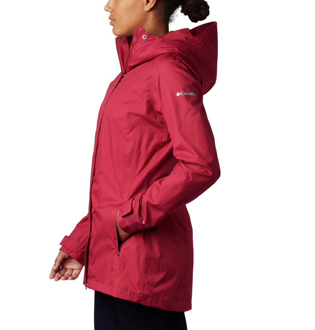 Womens red columbia jacket outlet