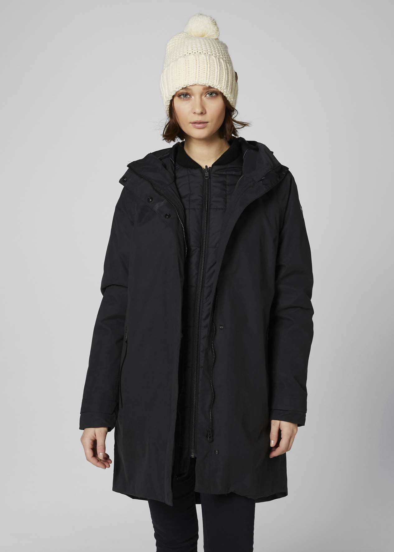 Women s Helly Hansen HELSINKI 3 IN 1 RAINCOAT Black Sklep
