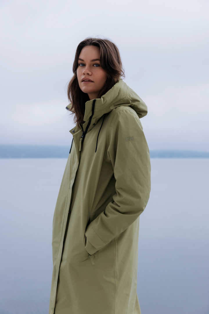 Women s Helly Hansen VICTORIA INS RAIN Coat Sage Sklep