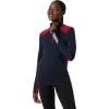 Women's Helly Hansen W LIFA MERINO MIDW 1/2 ZIP - Navy