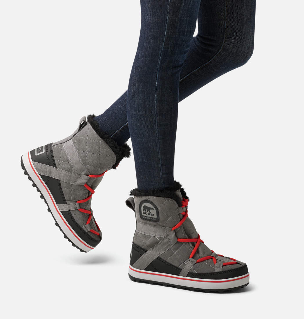 Women's Sorel GLACY EXPLORER BOOT-Quarry - Sklep internetowy Polstor.pl